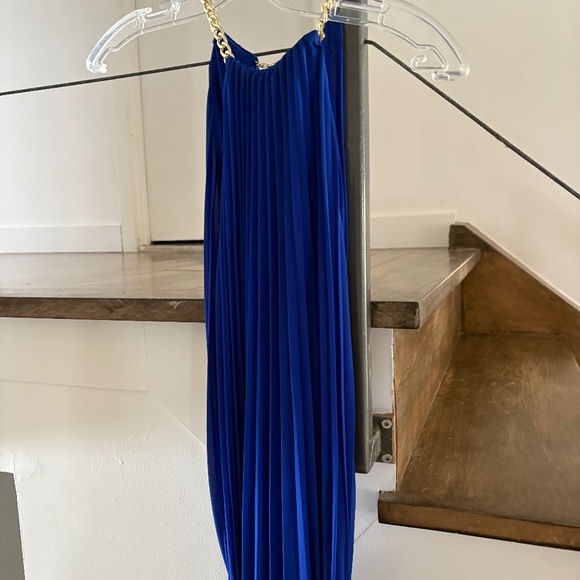 Ted Baker London Helios blue pleated dress - Picture 1 of 7